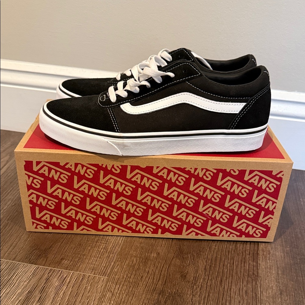 Vans Black and White Sneakers